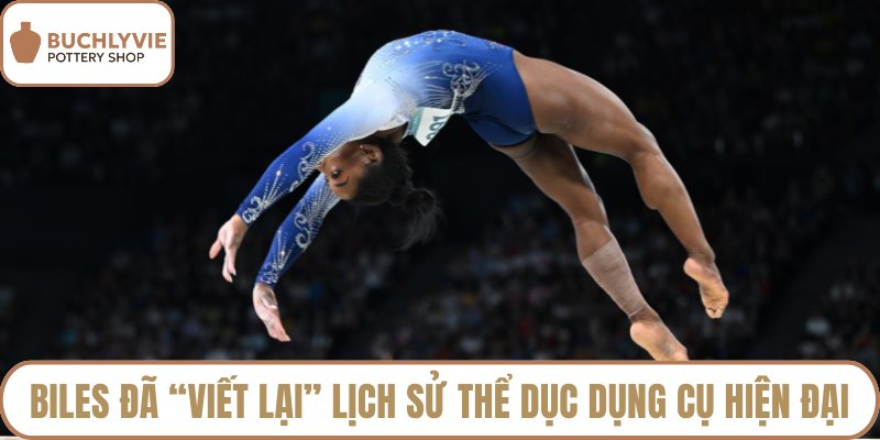 Biles đã “viết lại” lịch sử thể dục dụng cụ hiện đại