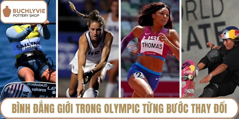 Bình đẳng giới trong Olympic từng bước thay đổi