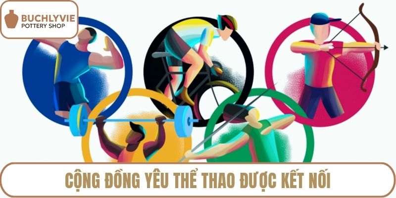 Cộng đồng yêu thể thao được kết nối qua blog Olympic