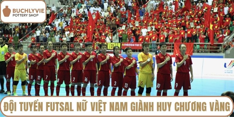 Đội tuyển futsal nữ Việt Nam giành được huy chương vàng