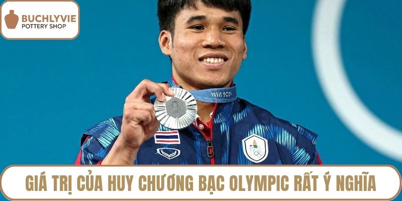 Giá trị của huy chương bạc Olympic rất ý nghĩa