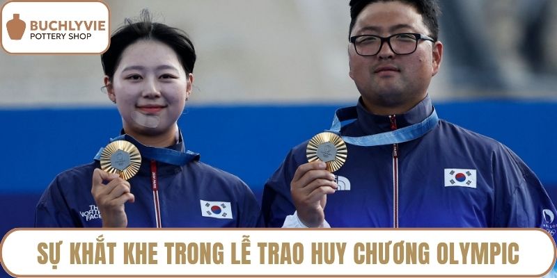 Sự khắt khe trong lễ trao huy chương Olympic